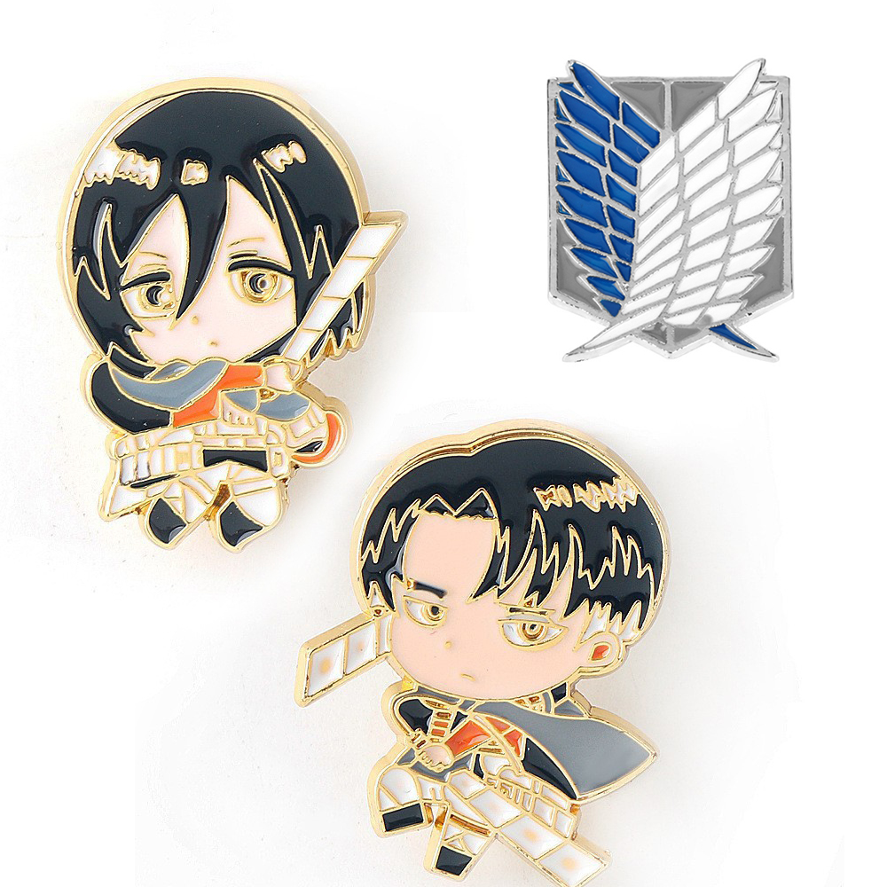 Popular Anime Merchandise - Attack on Titan Same Style Brooches