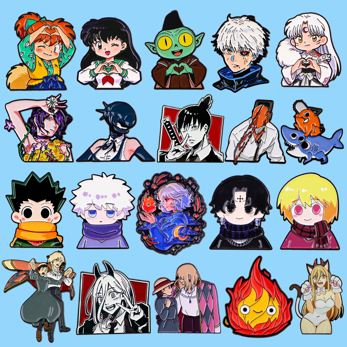 Popular Anime Merchandise - Cool Anime Characters Enamel Pin Cute
