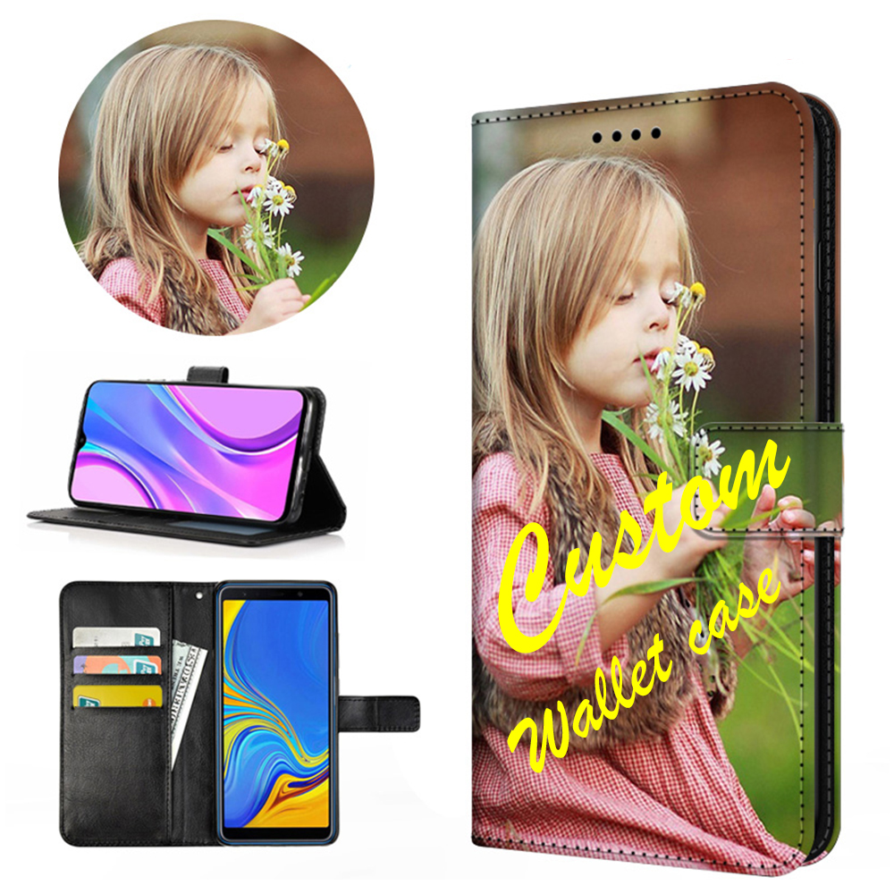 Lanyard Anime Logo - Customized Photo Leather Wallet Cover for
