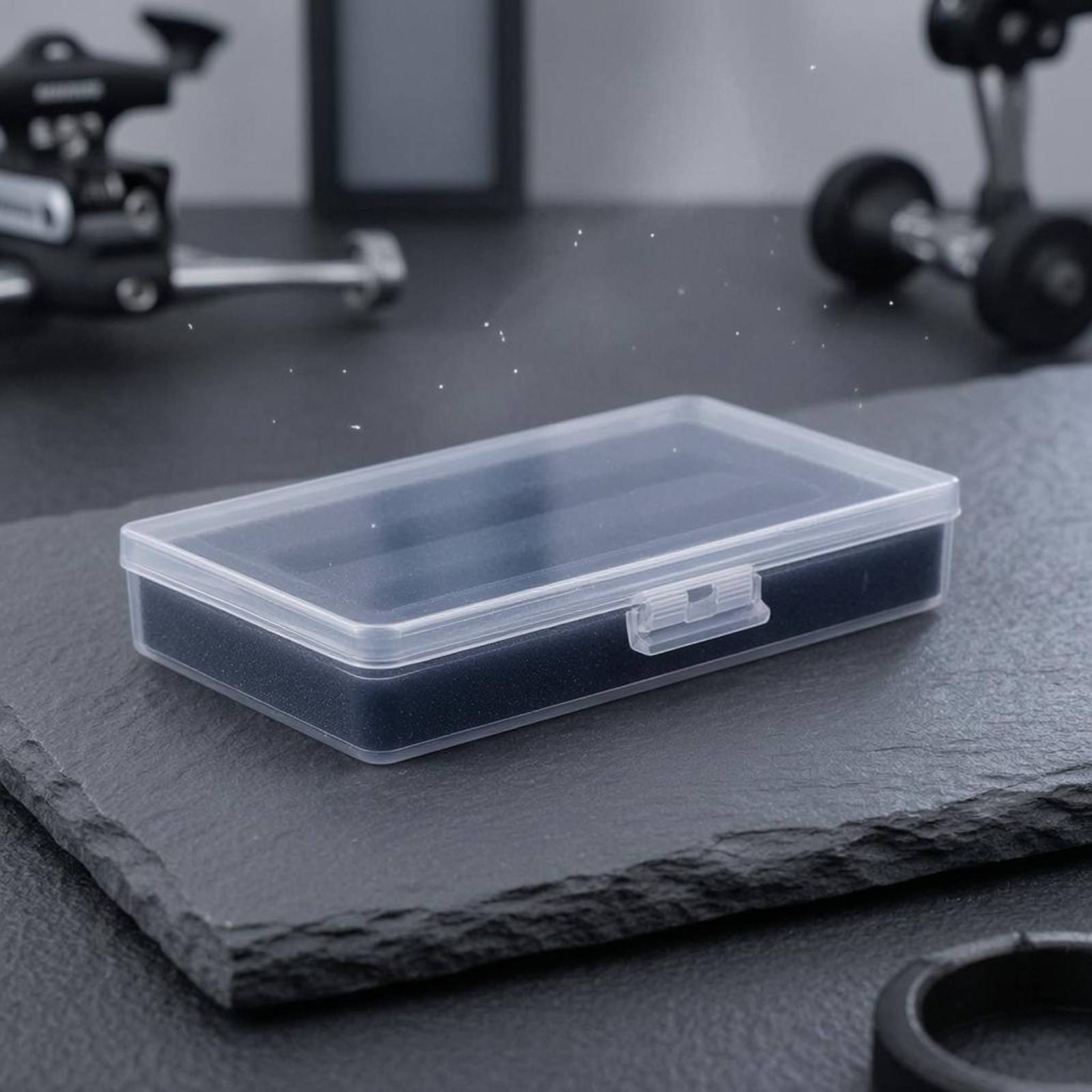 Figure Display Box - Figure Storage Box Snap Latch Clear