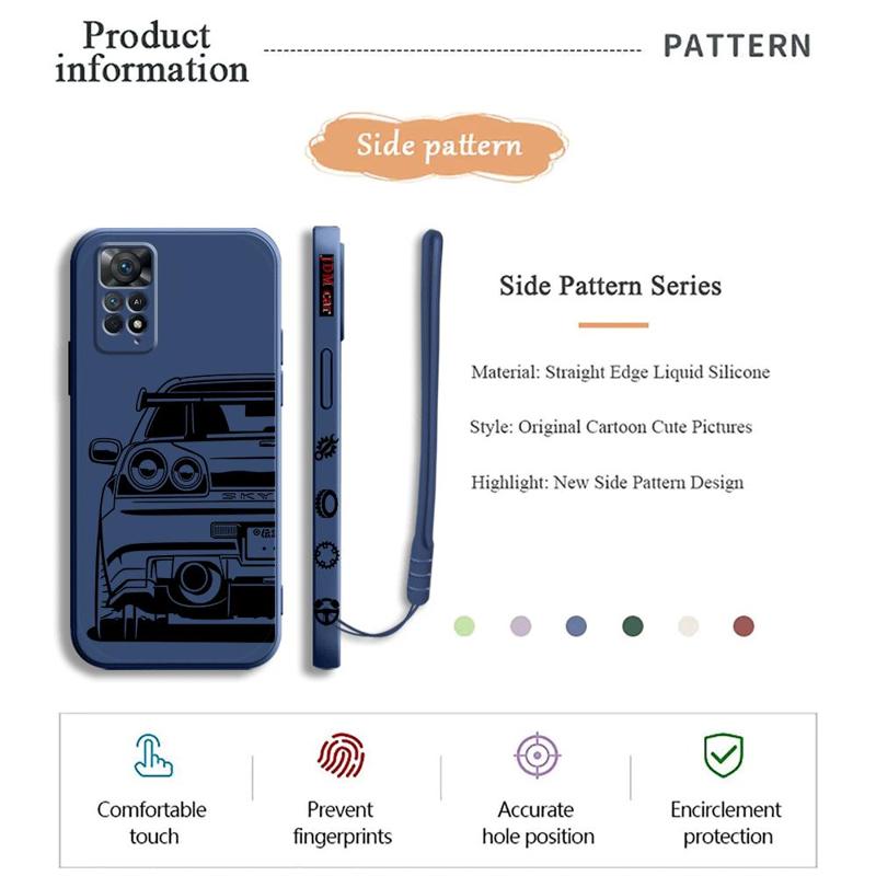 JDM Dream Car Phone Case for X – обзор и цена Lanyard Anime Logo
