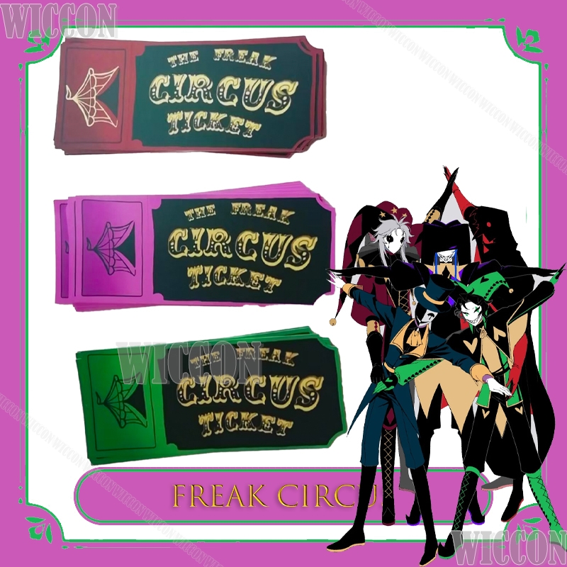 Freak Circus Ticket Card Red G – обзор и цена Anime Merchandise Usa