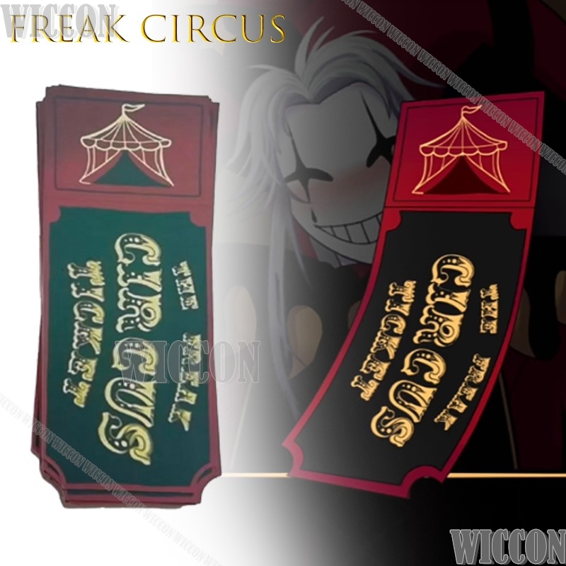 Freak Circus Ticket Card Red G – обзор и цена Anime Merchandise Usa