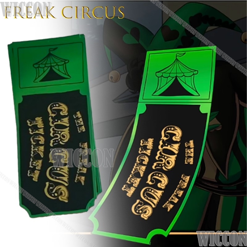 Freak Circus Ticket Card Red G – обзор и цена Anime Merchandise Usa