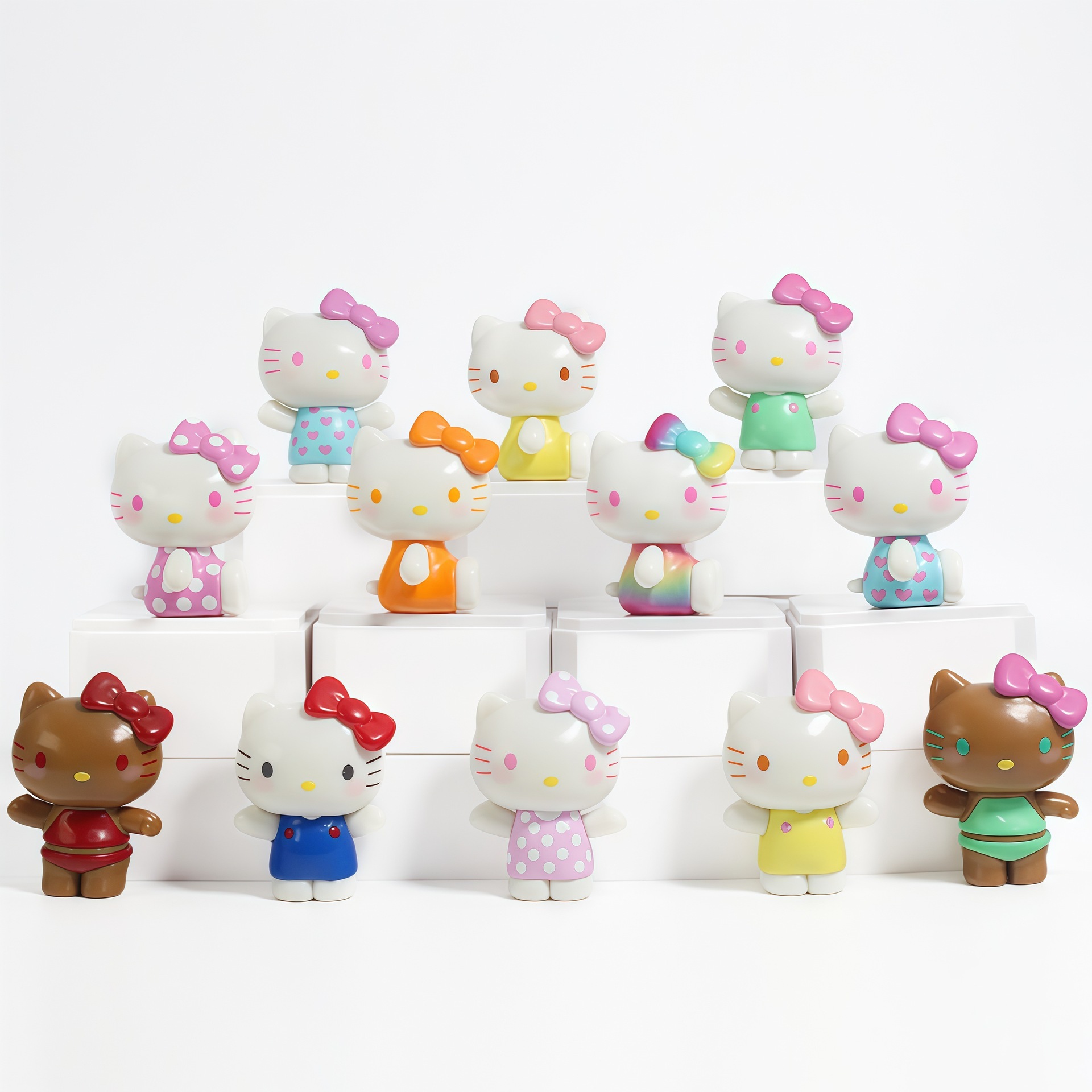 Hello Cat Summer Rainbow Serie – обзор и цена Figure Display Box