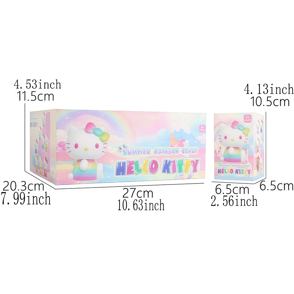 Hello Cat Summer Rainbow Serie – обзор и цена Figure Display Box