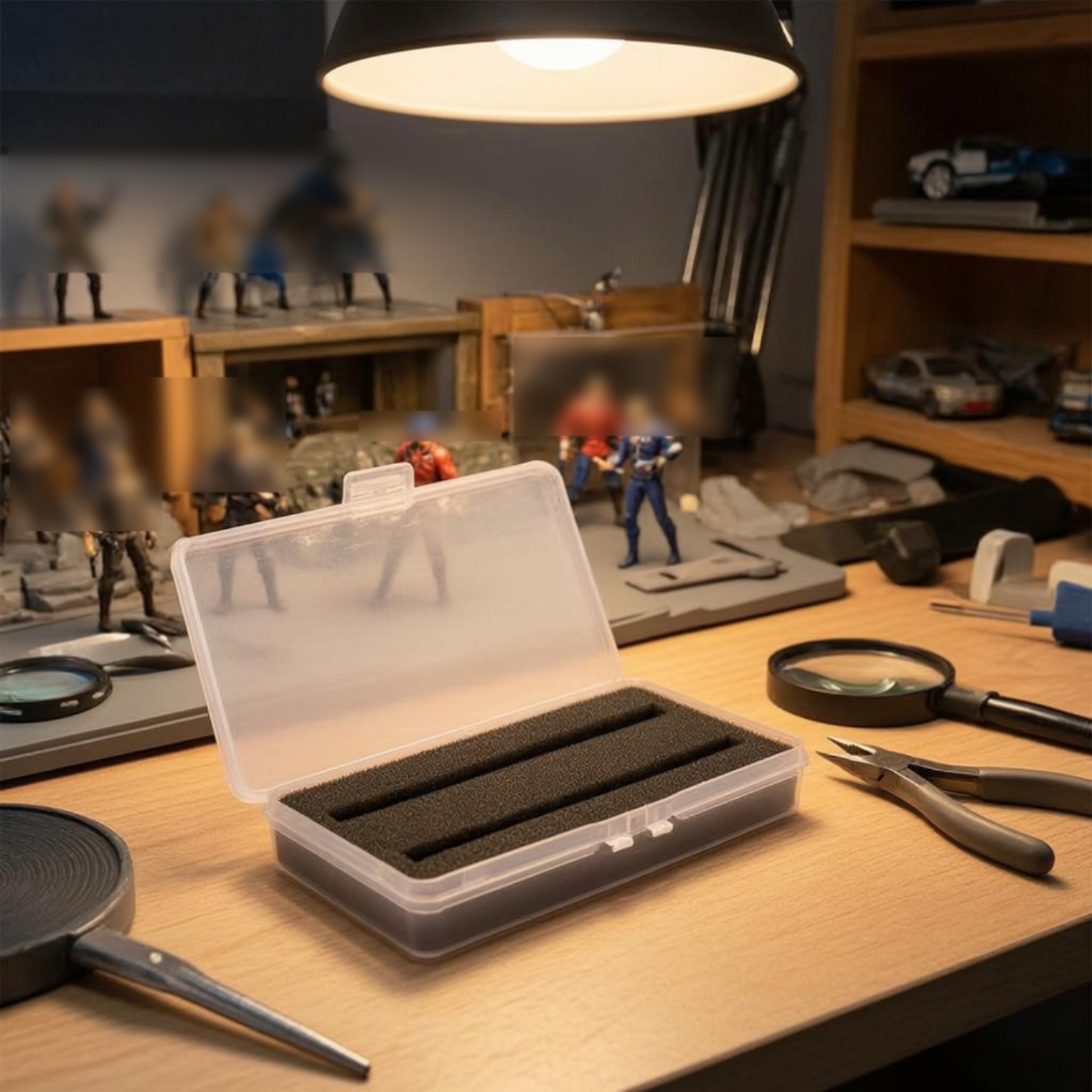 Figure Storage Box Hinged Lid  – обзор и цена Figure Display Box