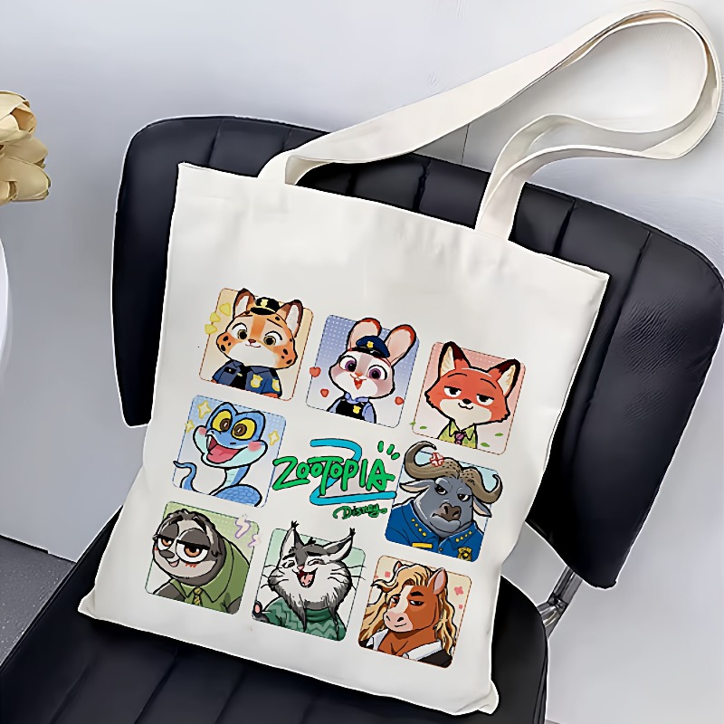 Zootopia cartoon canvas bag, J – обзор и цена Anime Kingdom Merchandise