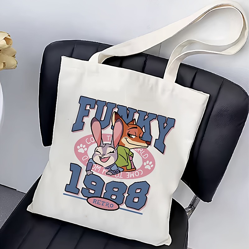 Zootopia cartoon canvas bag, J – обзор и цена Anime Kingdom Merchandise