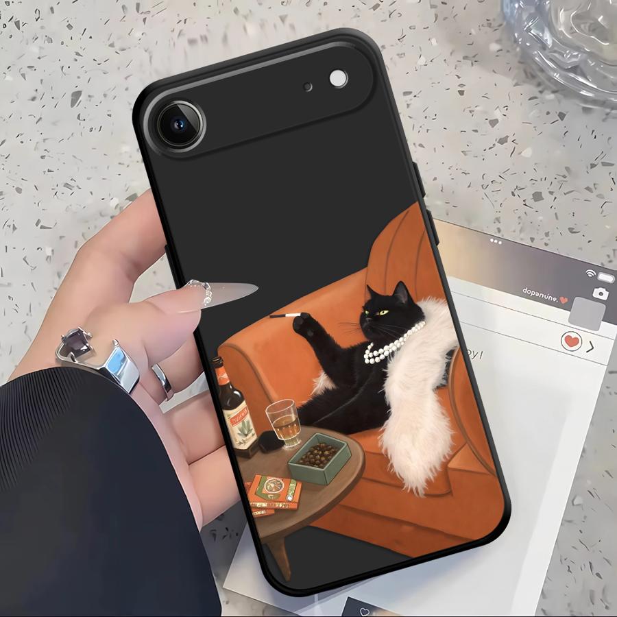 Cartoon Black Car Phone Cover  – обзор и цена Lanyard Anime Logo