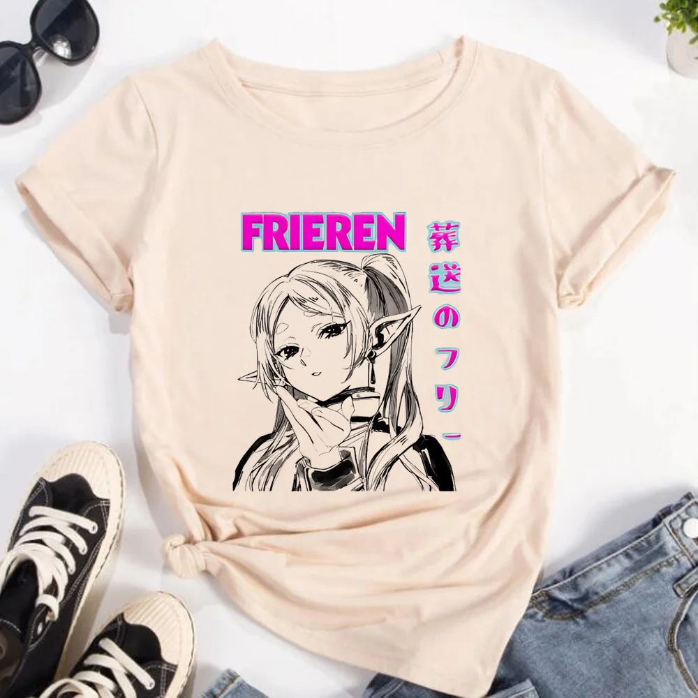 Frieren Tshirt Women Streetwea – обзор и цена Frieren Anime Merchandise
